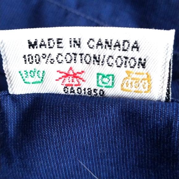 Holt Renfrew Classic Men's Botton-down Shirt 100%cotton sz 15.1/2 R in Dark Blue - Picture 10 of 11